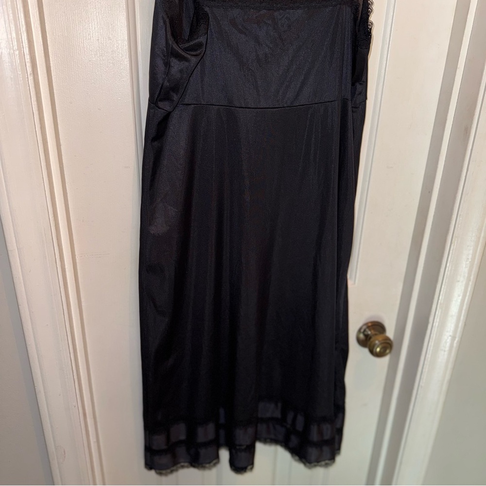 Vintage Sears Lace Slip Dress Lingerie Size L Feminine Cottagecore - Picture 7 of 8